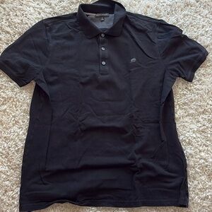 Banana republic, extra large, black polo, collared shirt